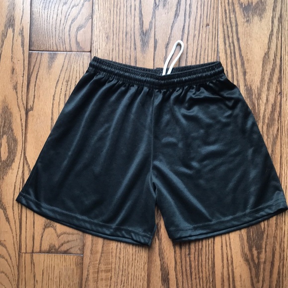 Score Other - Black Athletic Shorts with Drawstring Youth Medium